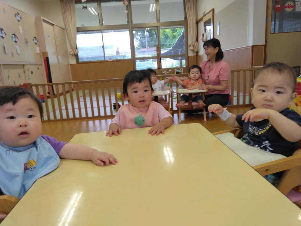 おやつ前の様子