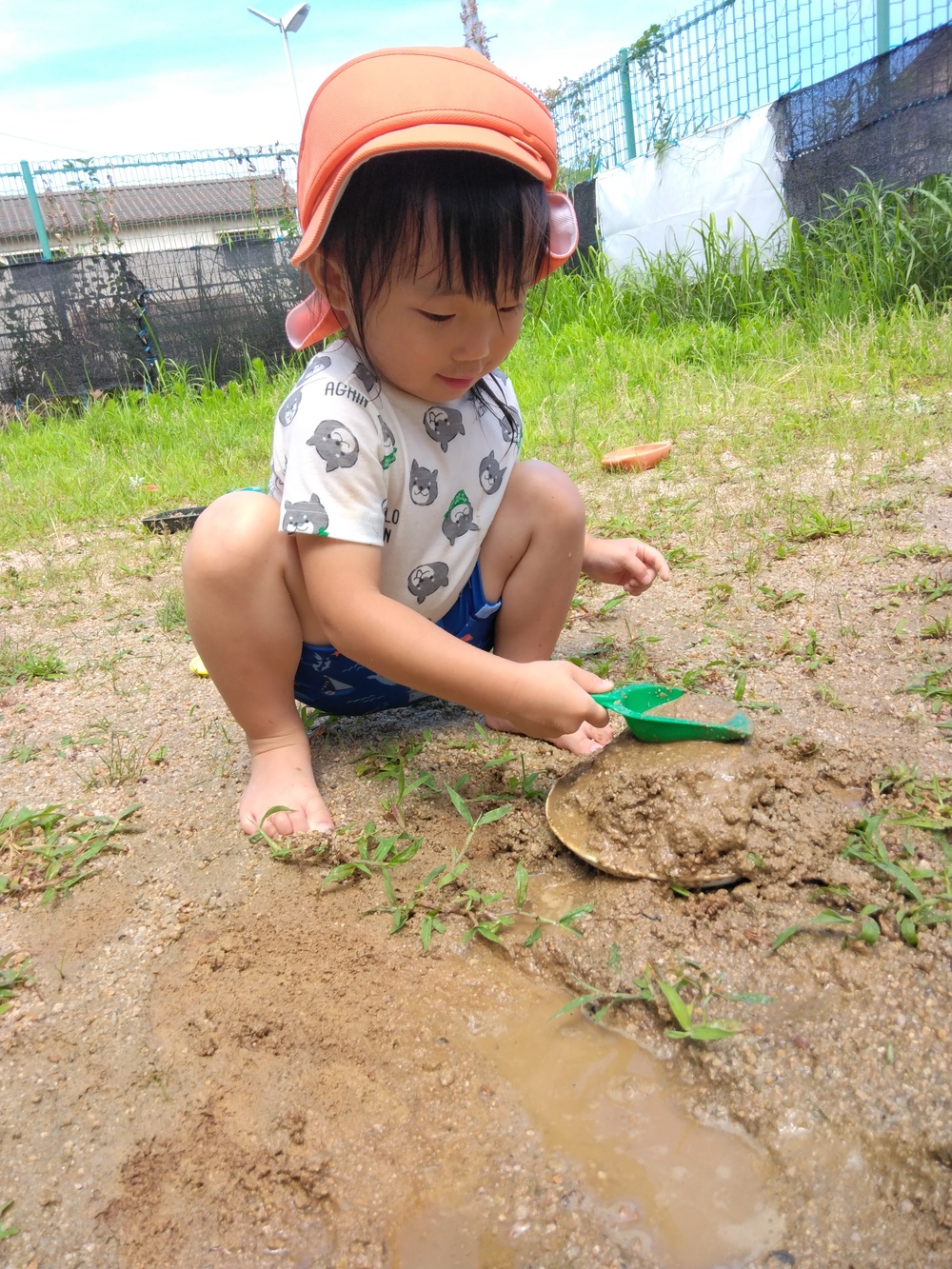 どろんこ遊び