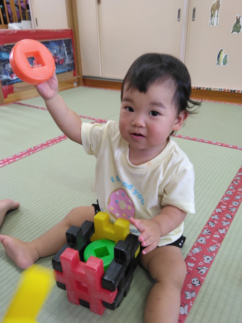 ブロックで遊ぶ様子4