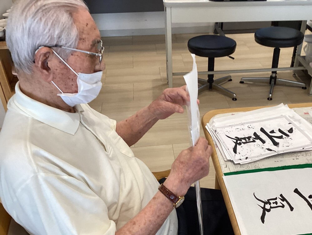 久しぶりの書道
