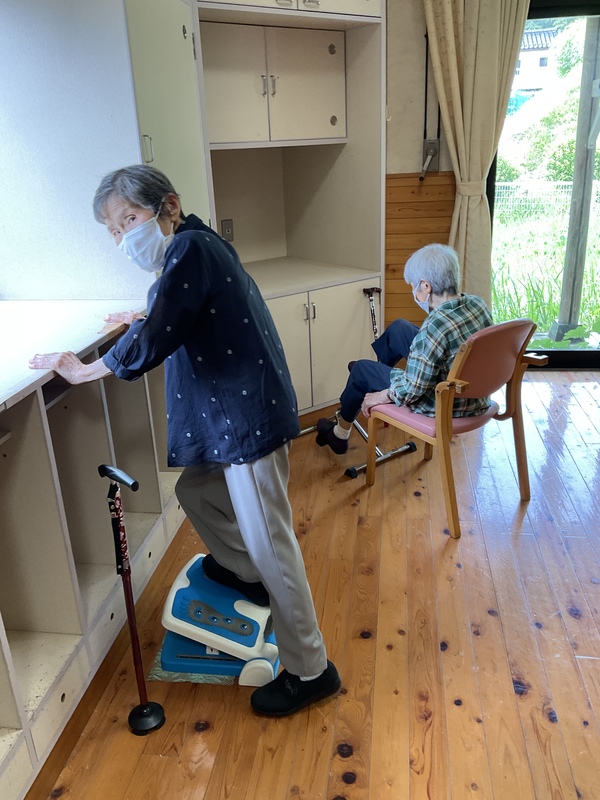 運動中です