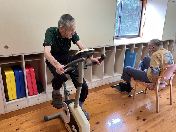 運動中です