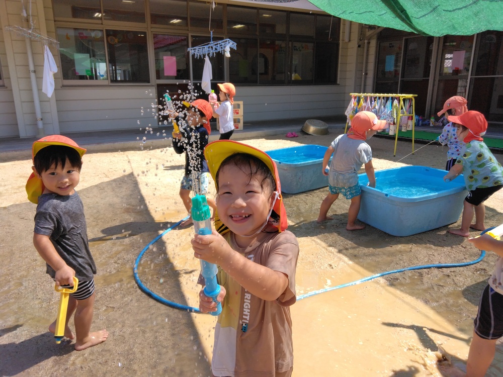 水遊び