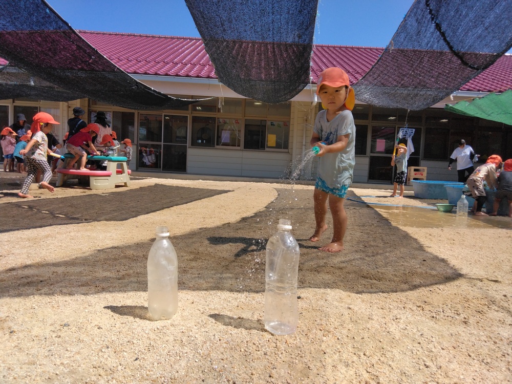 水遊び