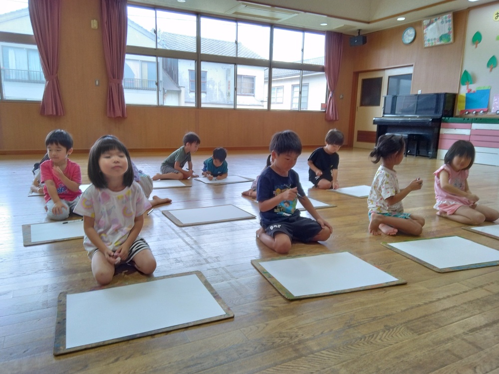 夏祭りの描画2