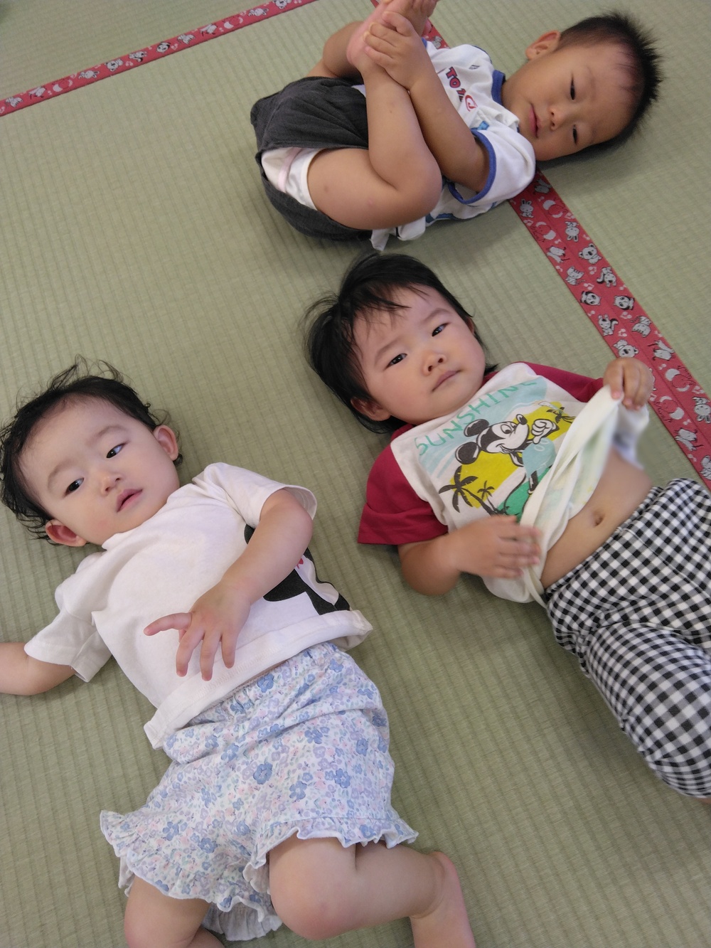 トンネルで遊ぶ様子 (4)