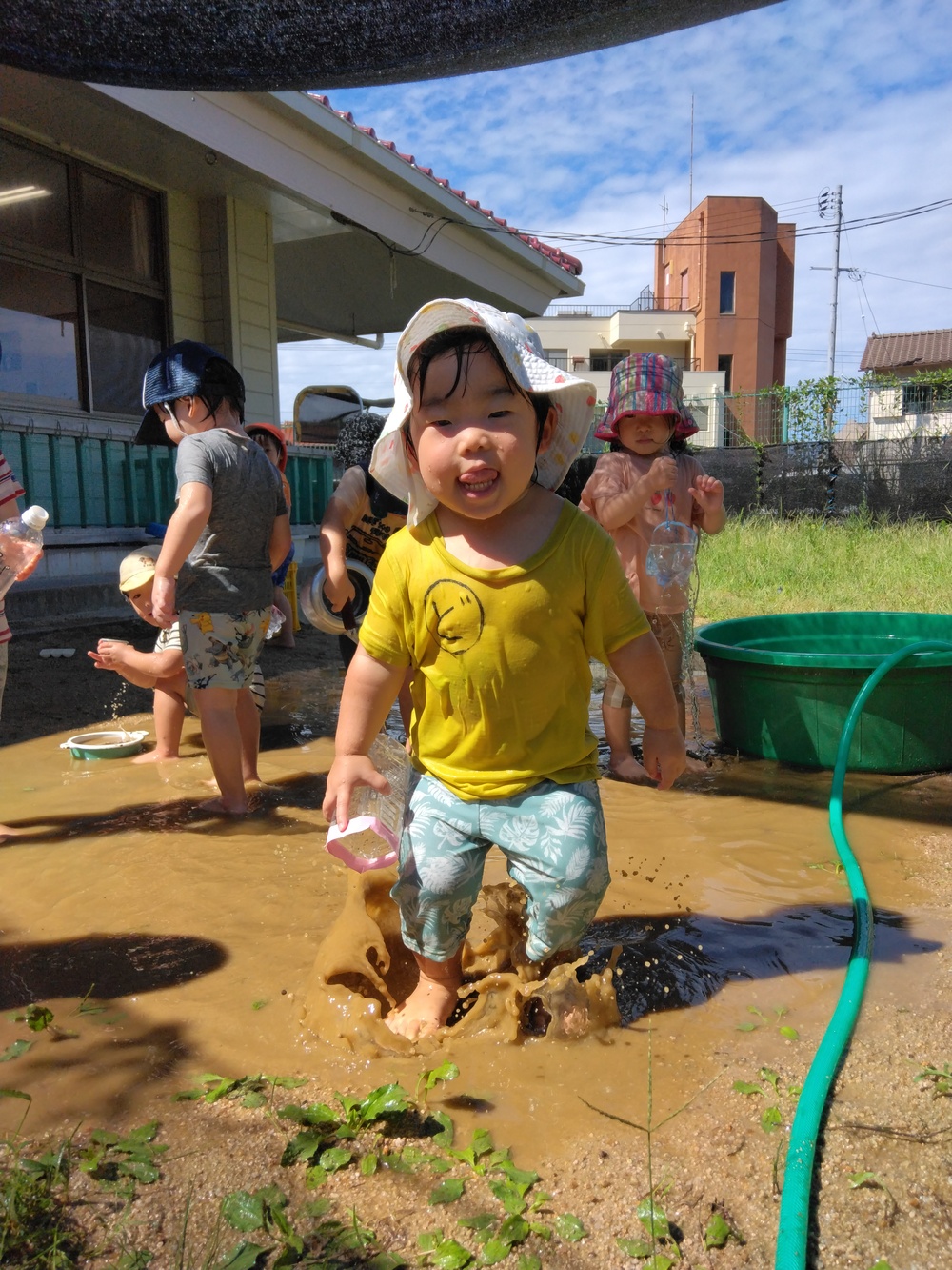 水遊び