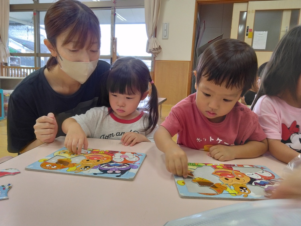パズルしている