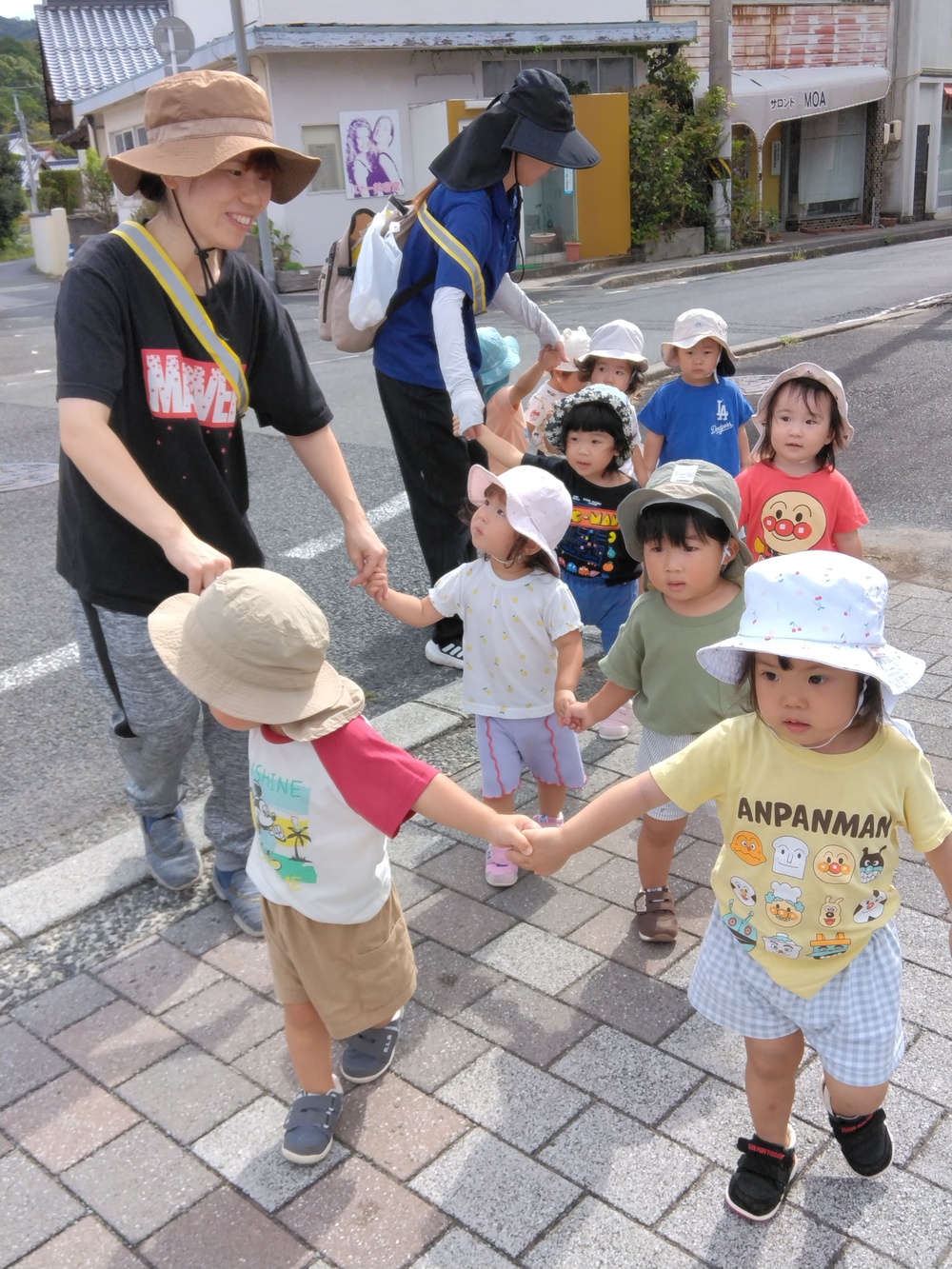 散歩の様子