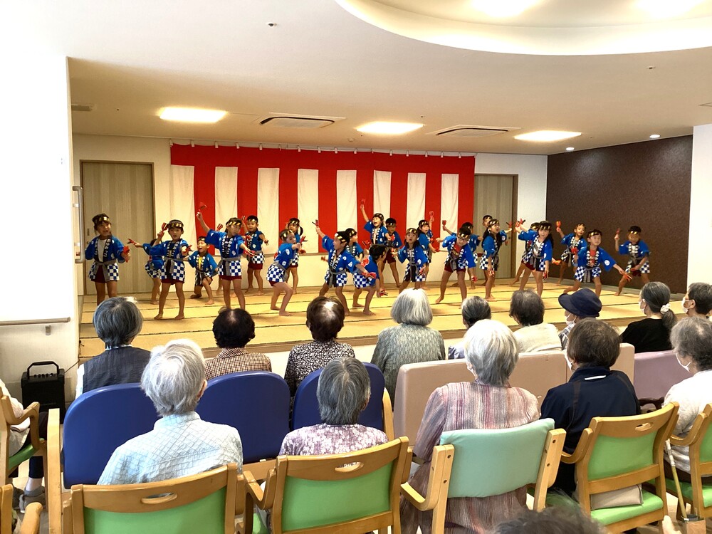 あゆみ保育園児さんのよさこい