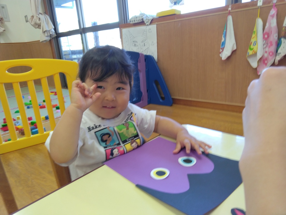 ハロウィン製作の様子⑴