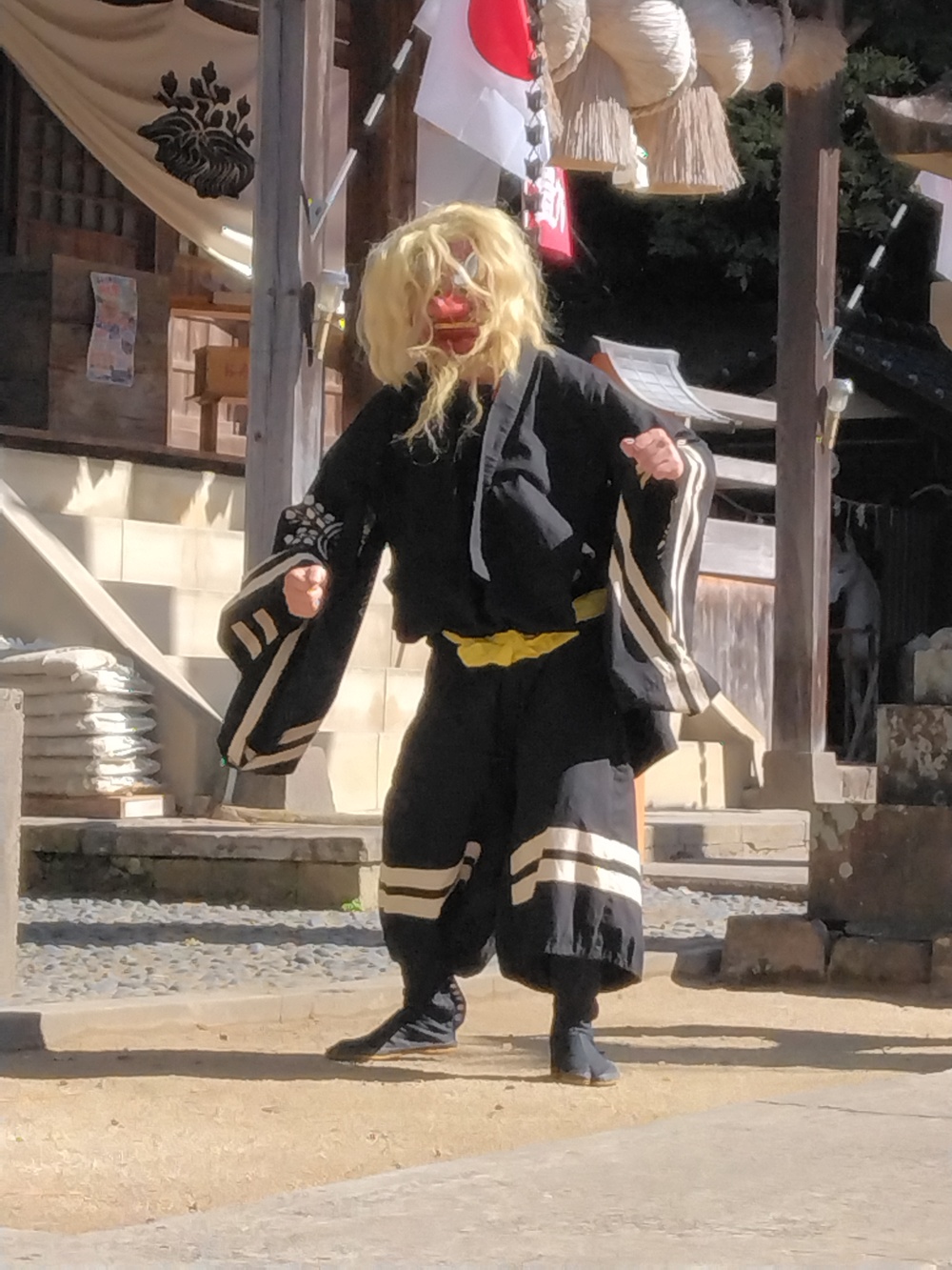 喜多野宮の祭りの様子 (2)