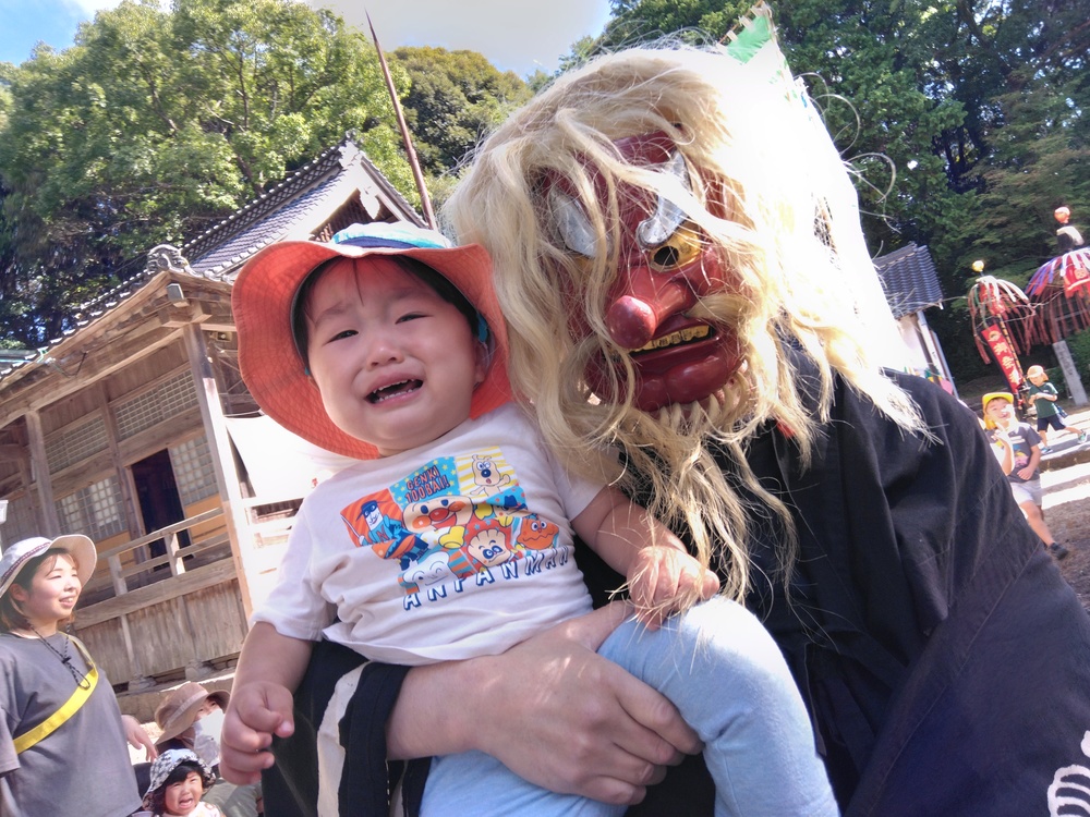 喜多野宮の祭りの様子 (5)