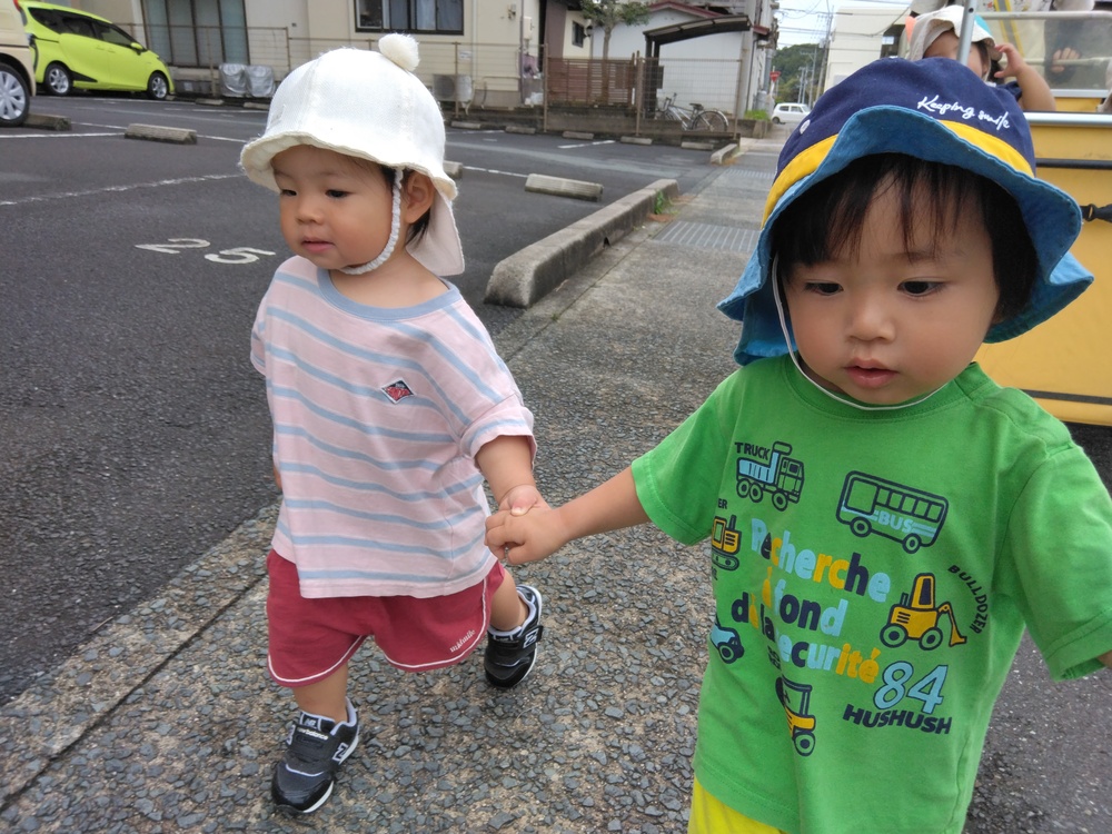 散歩の様子⑴