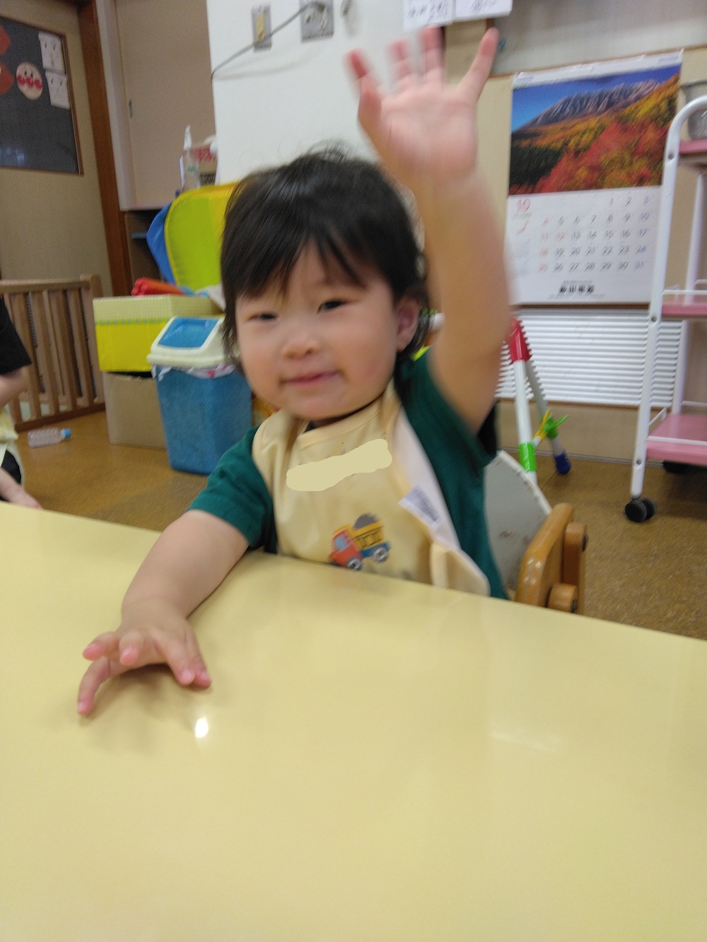 お返事をする子ども３