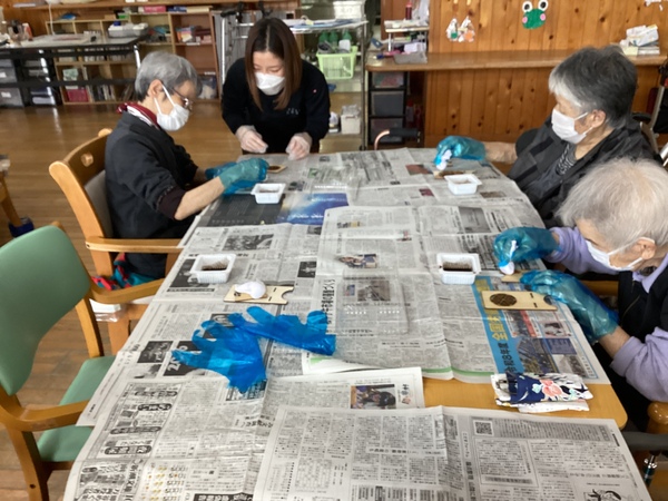 作業開始です