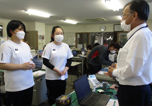 所長から生徒さんへお話