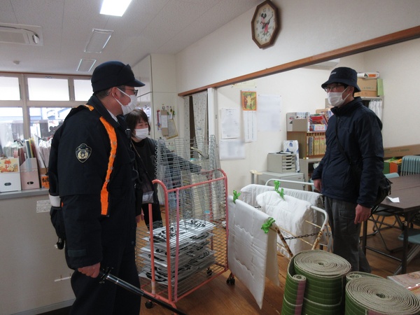 防犯訓練の様子