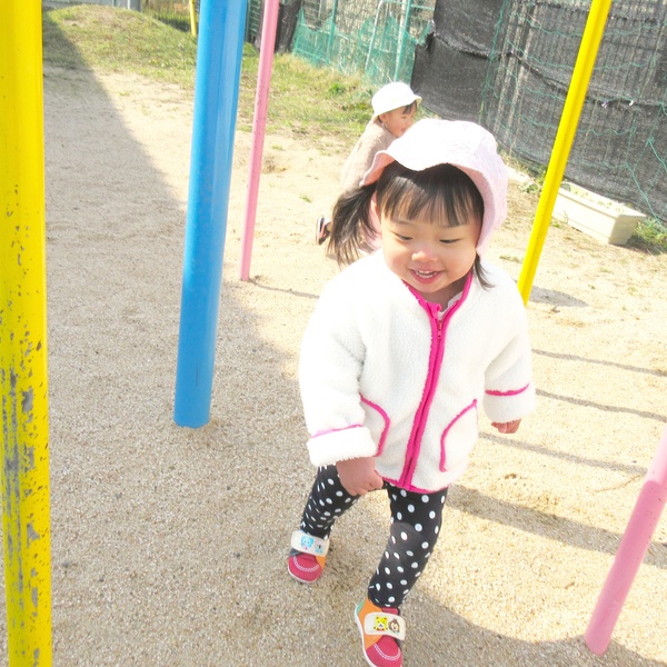 園庭遊びの様子