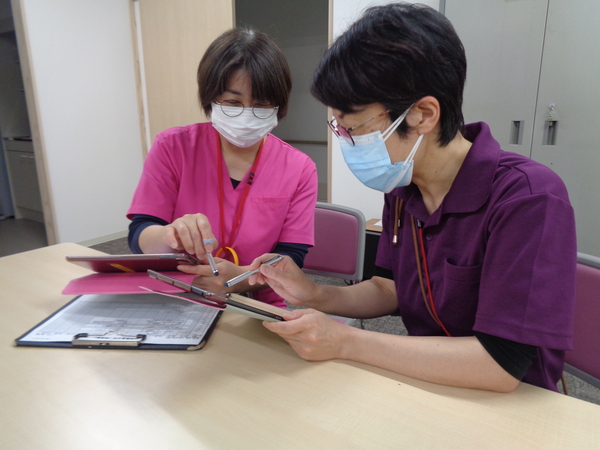 ヘルパーと情報共有