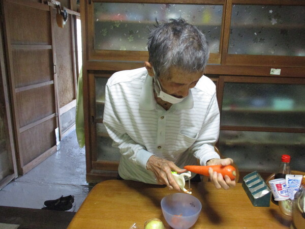 人参皮むき