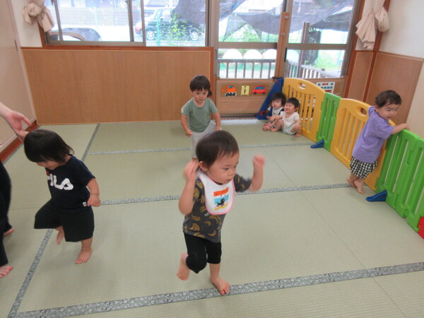 リズムをしている様子