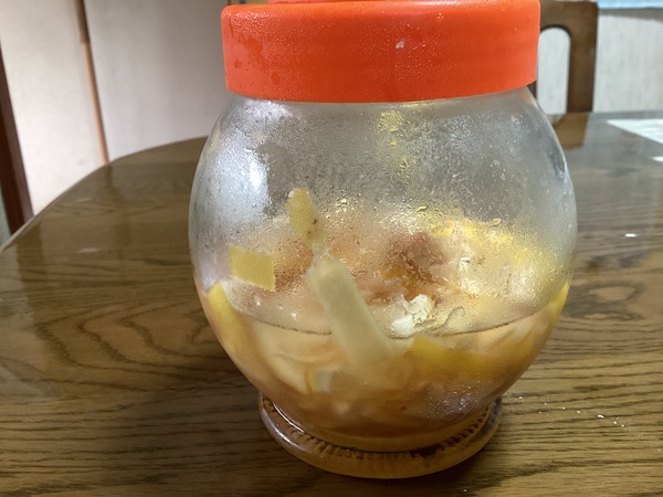 保存容器に入れる