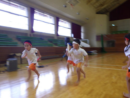 運動会リハーサル