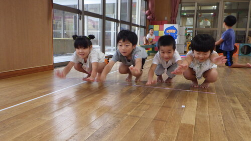 運動会の練習