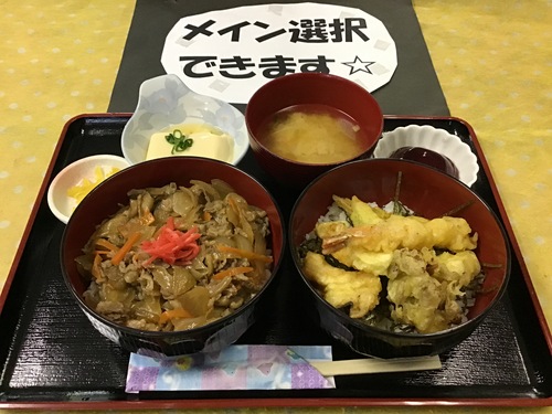 本日の昼食です