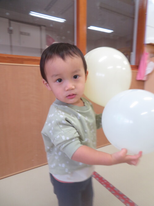 風船遊び (2)
