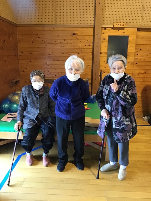3人の利用者さん