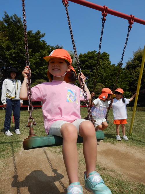 鳴滝公園で遊ぶ様子１