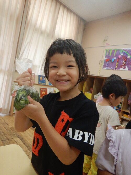 きゅうりの昆布和えを作る様子１