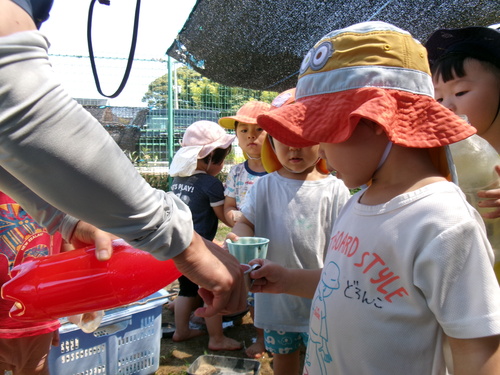 園庭遊びの様子