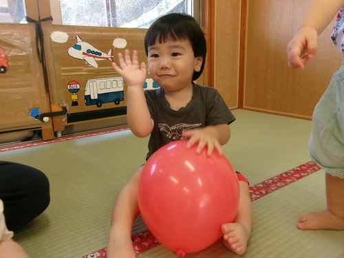 風船遊び