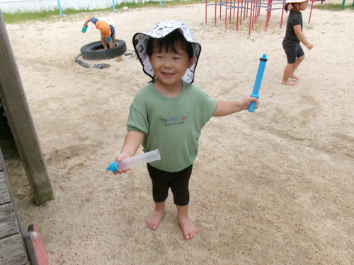 園庭遊びの様子