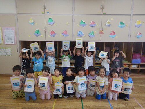 プール納めの様子