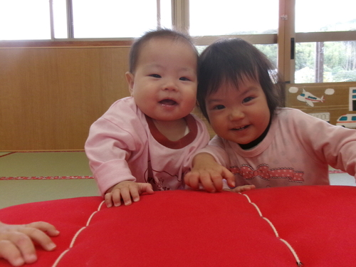 お山登りをしている