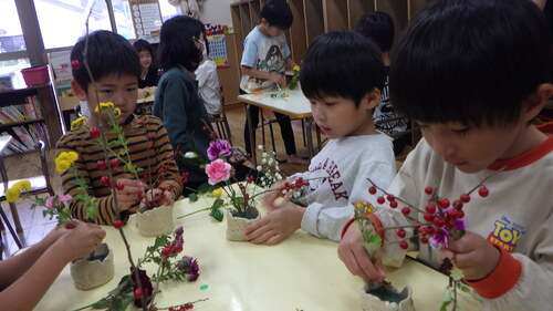 生け花の様子２
