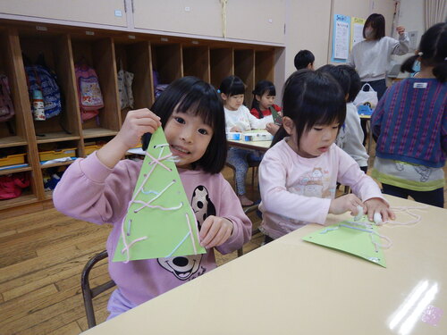 クリスマスツリー制作２