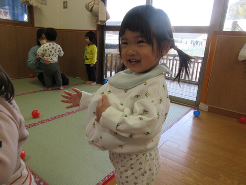 ボール遊びの様子