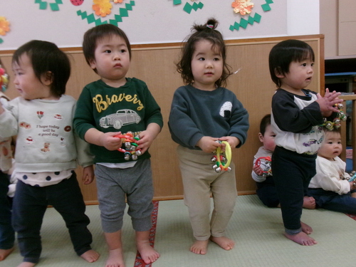 誕生会練習の様子1