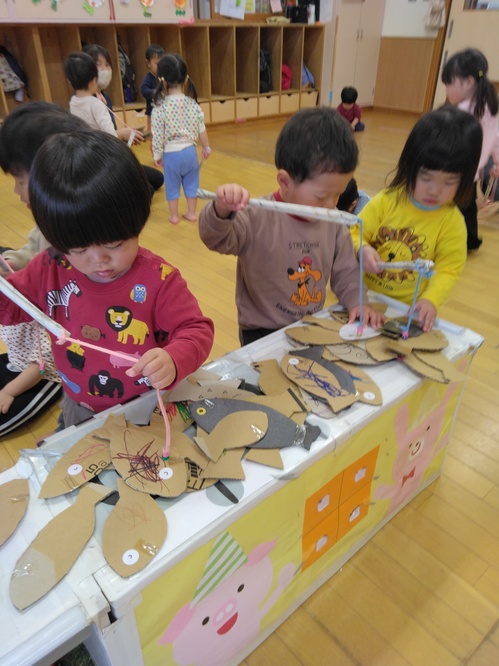 遊んでいる