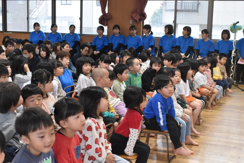 入園進級式の様子