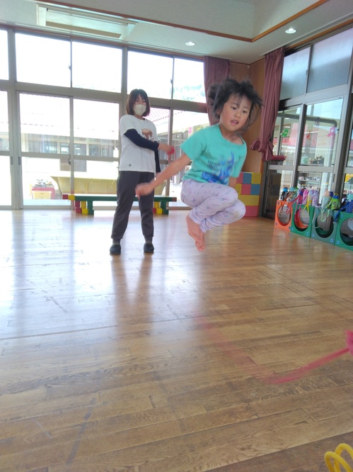 大縄をしている様子３