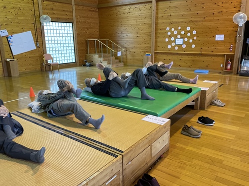 体操中です