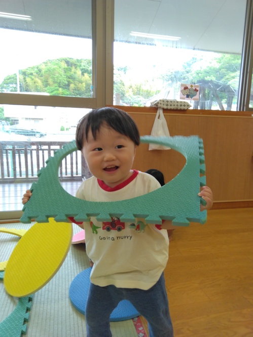 プラポイントで遊ぶ様子⑴
