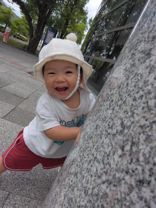 散歩を楽し子ども (5)